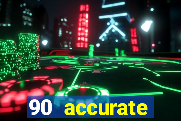 90 accurate football predictions